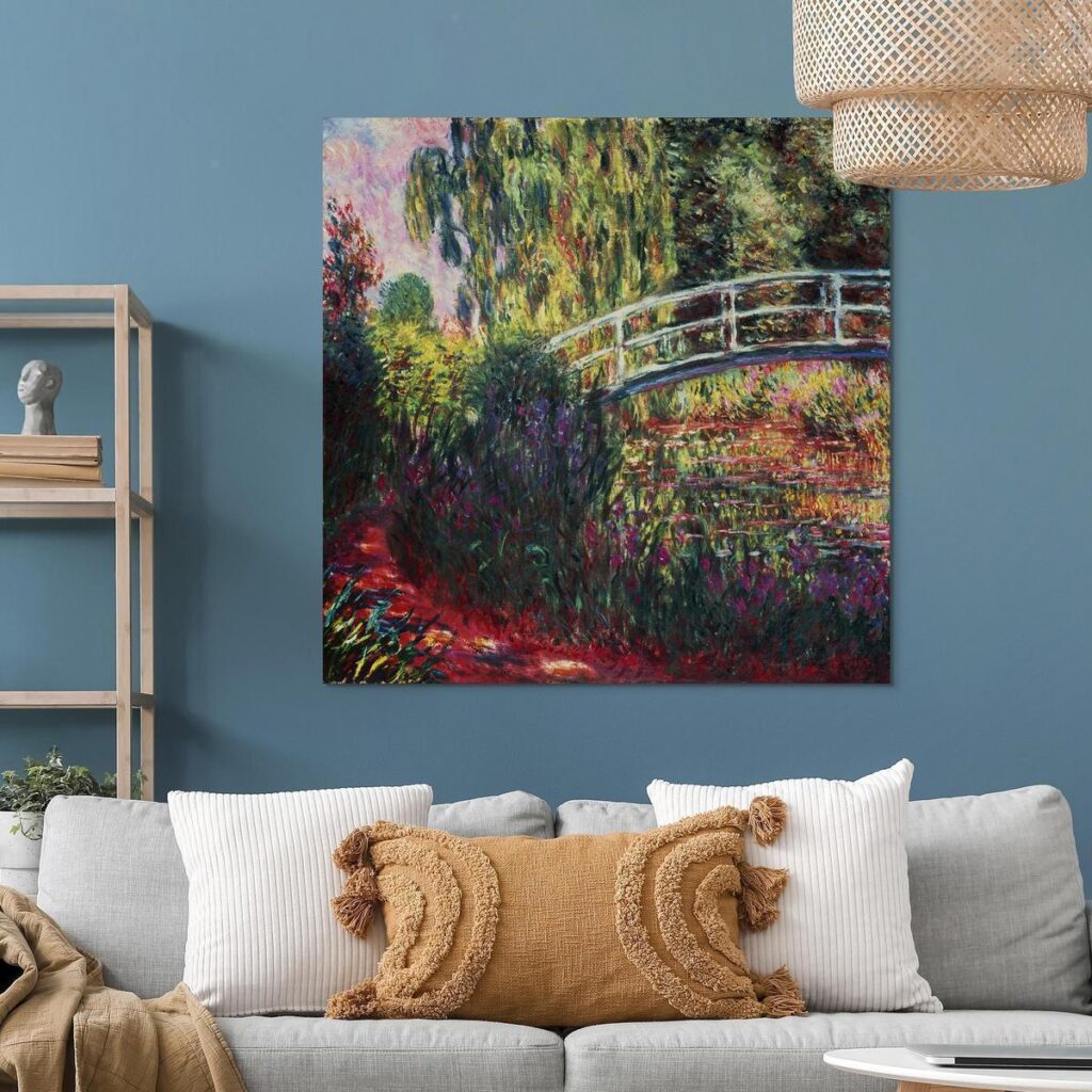 Schilderij - The Japanese Footbridge - Afbeelding 3