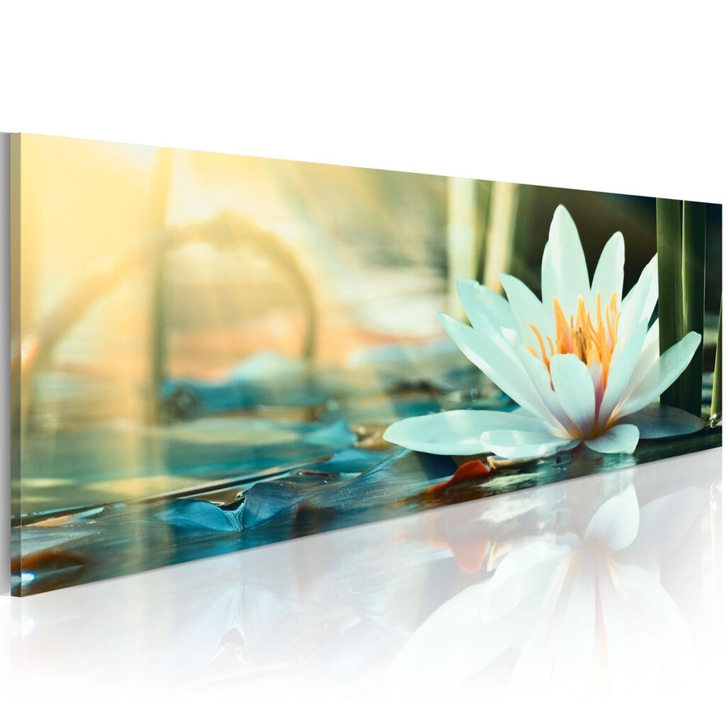 Schilderij - The Lake of Lotus