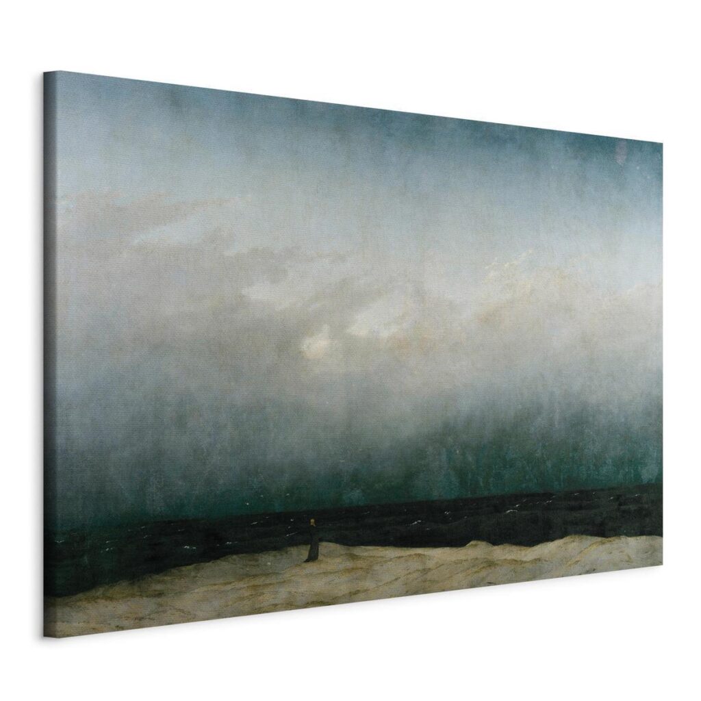 Schilderij - The Monk by the Sea