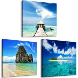 Schilderij - The Places of Dreams (3 Parts)