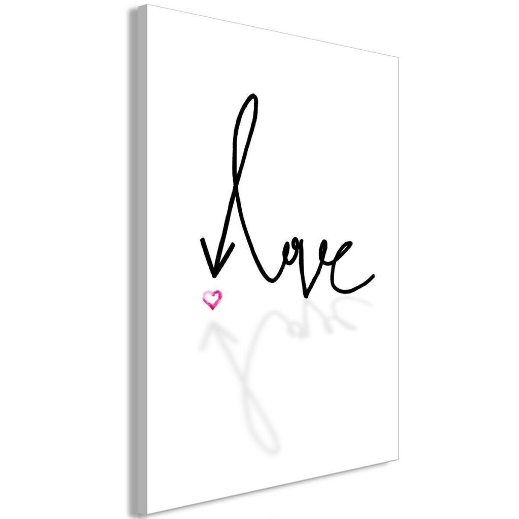 Schilderij - This is Love (1 Part) Vertical - Afbeelding 2