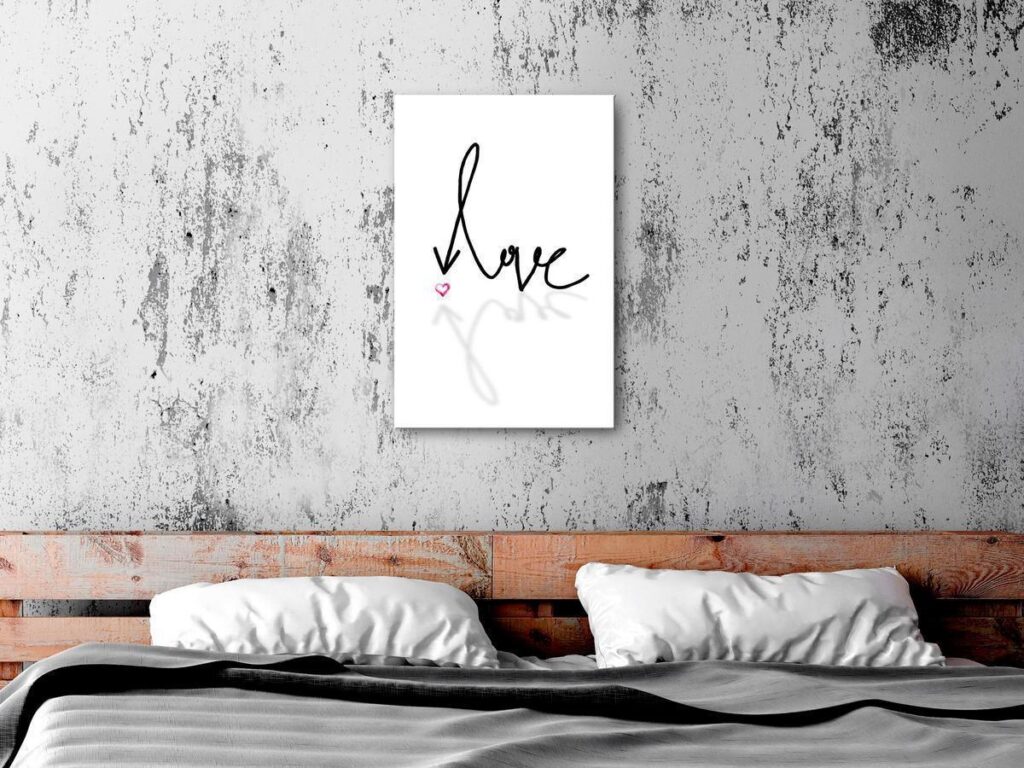 Schilderij - This is Love (1 Part) Vertical