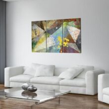 Schilderij - Through the Prism of Colors