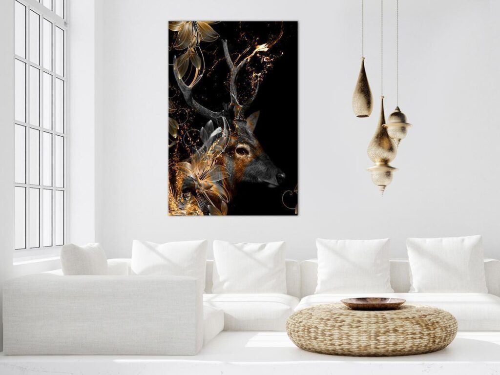Schilderij - Treasure of the Woods (1 Part) Vertical