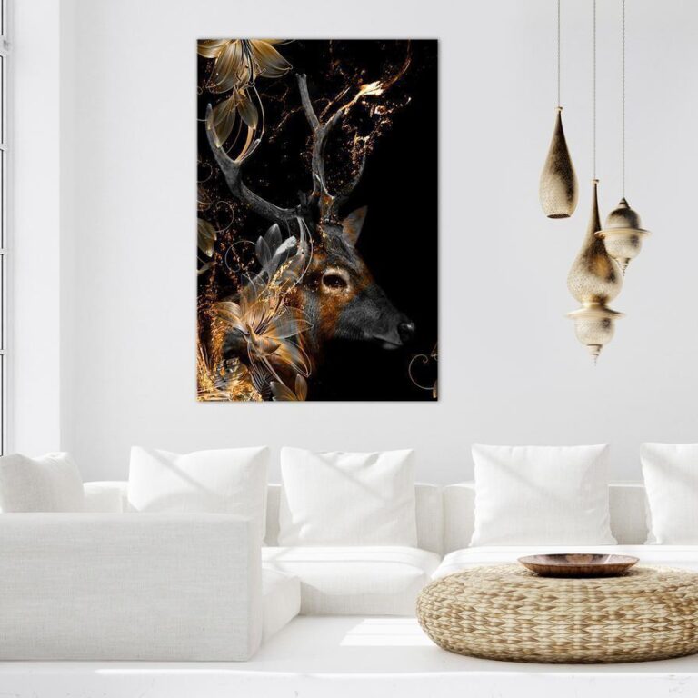 Schilderij - Treasure of the Woods (1 Part) Vertical