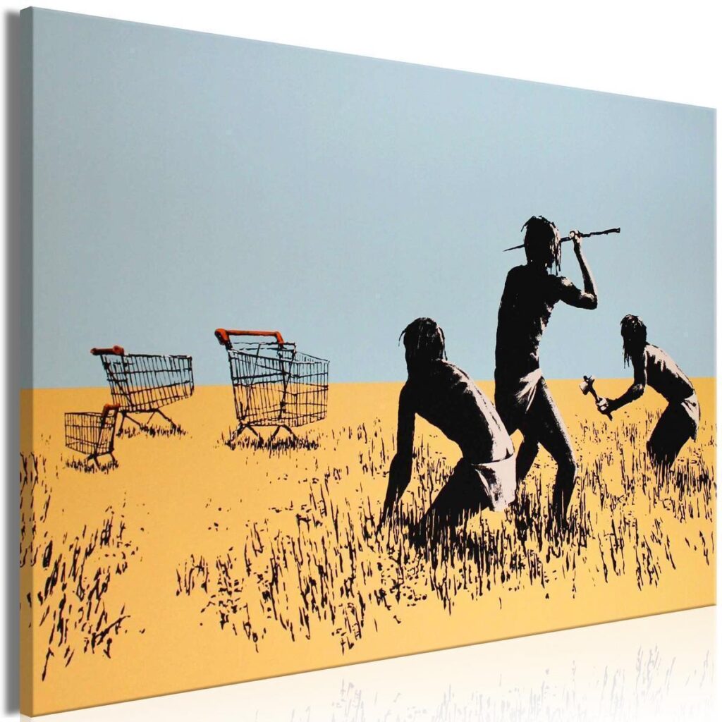 Schilderij - Trolley Hunters (1 Part) Wide - Afbeelding 2