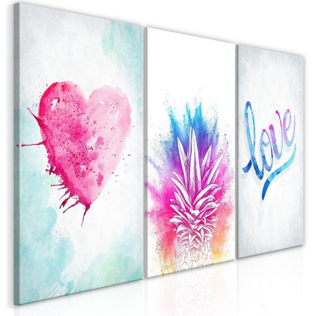 Schilderij - Tropical Dust (3 Parts) - Afbeelding 2