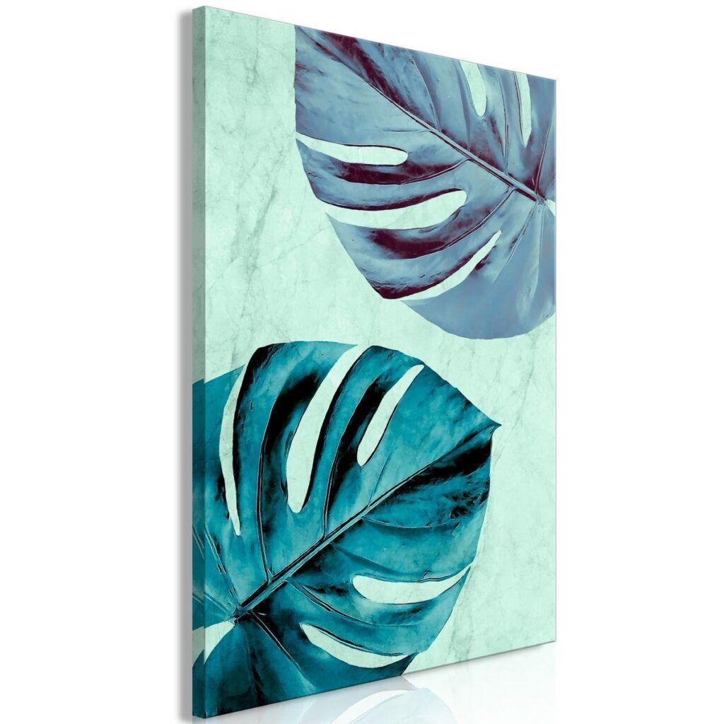 Schilderij - Tropical Turquoise (1 Part) Vertical - Afbeelding 2