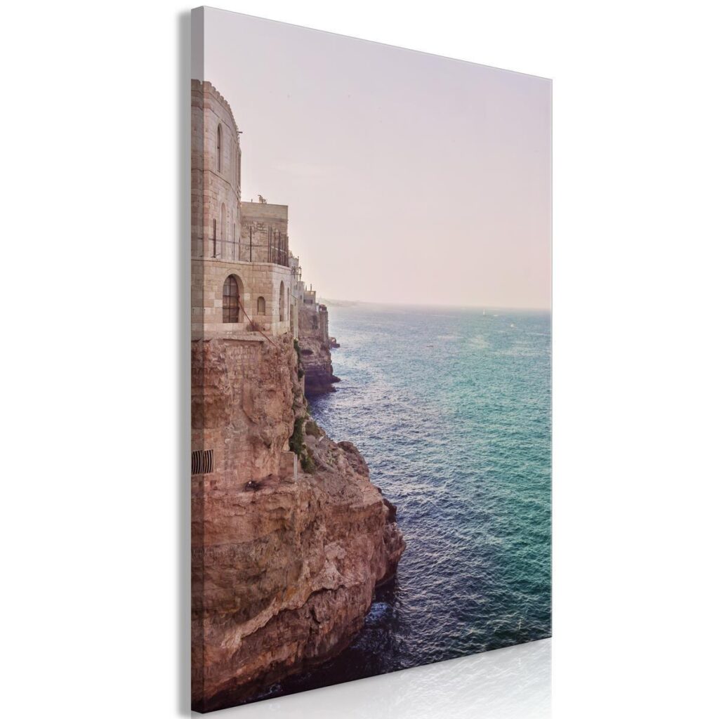 Schilderij - Turquoise Coast (1 Part) Vertical - Afbeelding 2