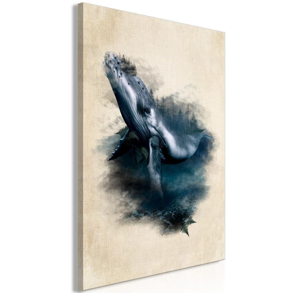 Schilderij - Underwater Adventure (1 Part) Vertical - Afbeelding 2