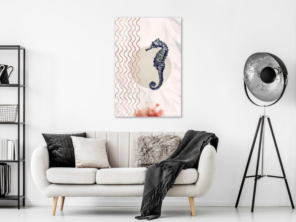 Schilderij - Underwater Steed (1 Part) Vertical