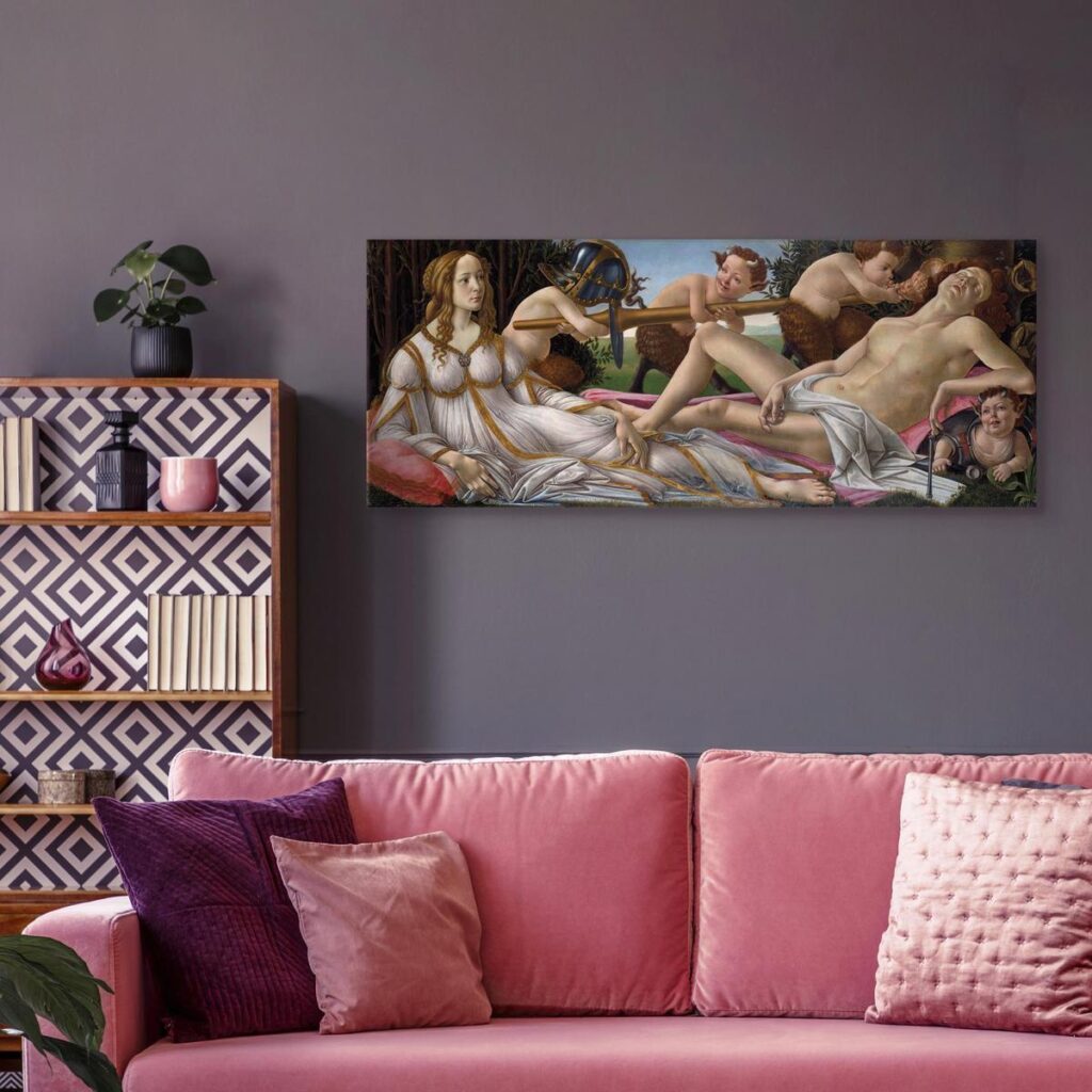 Schilderij - Venus and Mars - Afbeelding 2