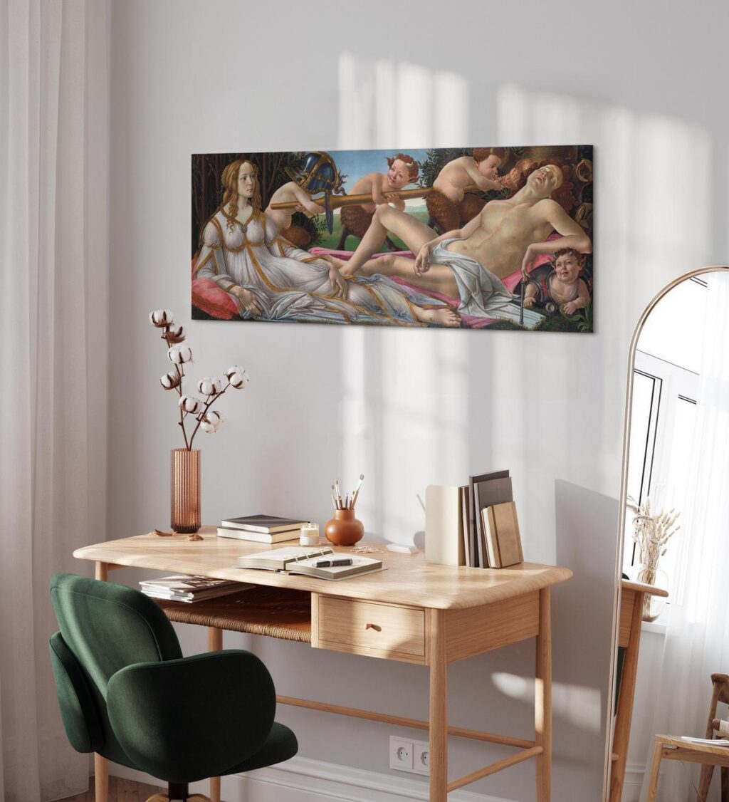 Schilderij - Venus and Mars - Afbeelding 3
