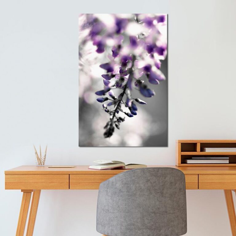 Schilderij - Violet Ringtones (1 Part) Vertical