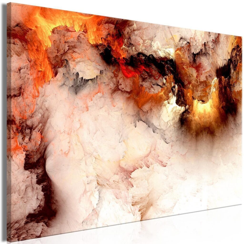 Schilderij - Volcanic Abstraction (1 Part) Wide - Afbeelding 2