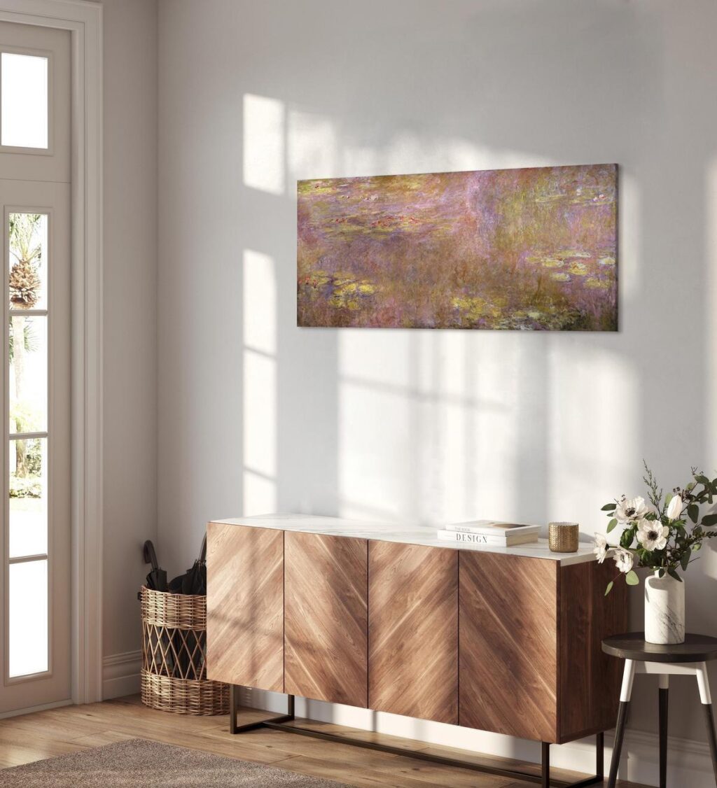 Schilderij - Water Lilies (Water Lilies) II - Afbeelding 2