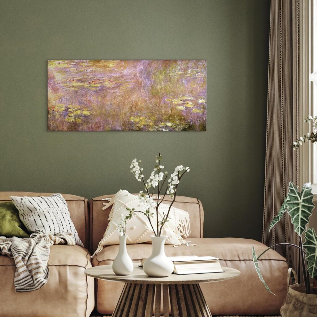 Schilderij - Water Lilies (Water Lilies) II - Afbeelding 3