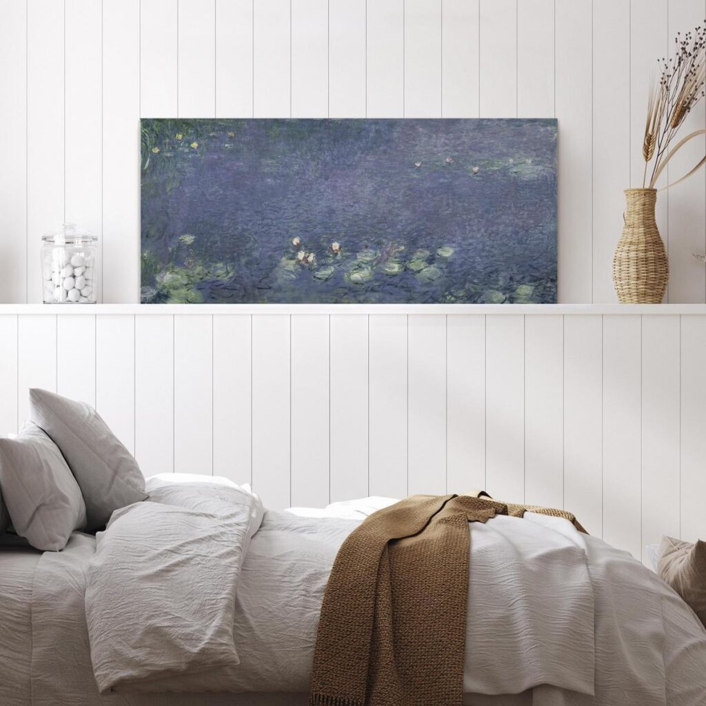 Schilderij - Water Lilies (Water Lilies) III - Afbeelding 2