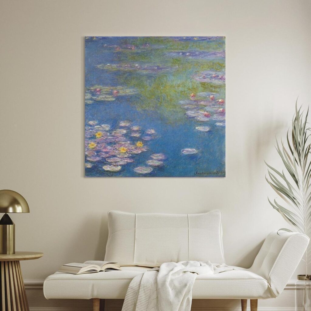 Schilderij - Water lilies in Giverny - Afbeelding 2