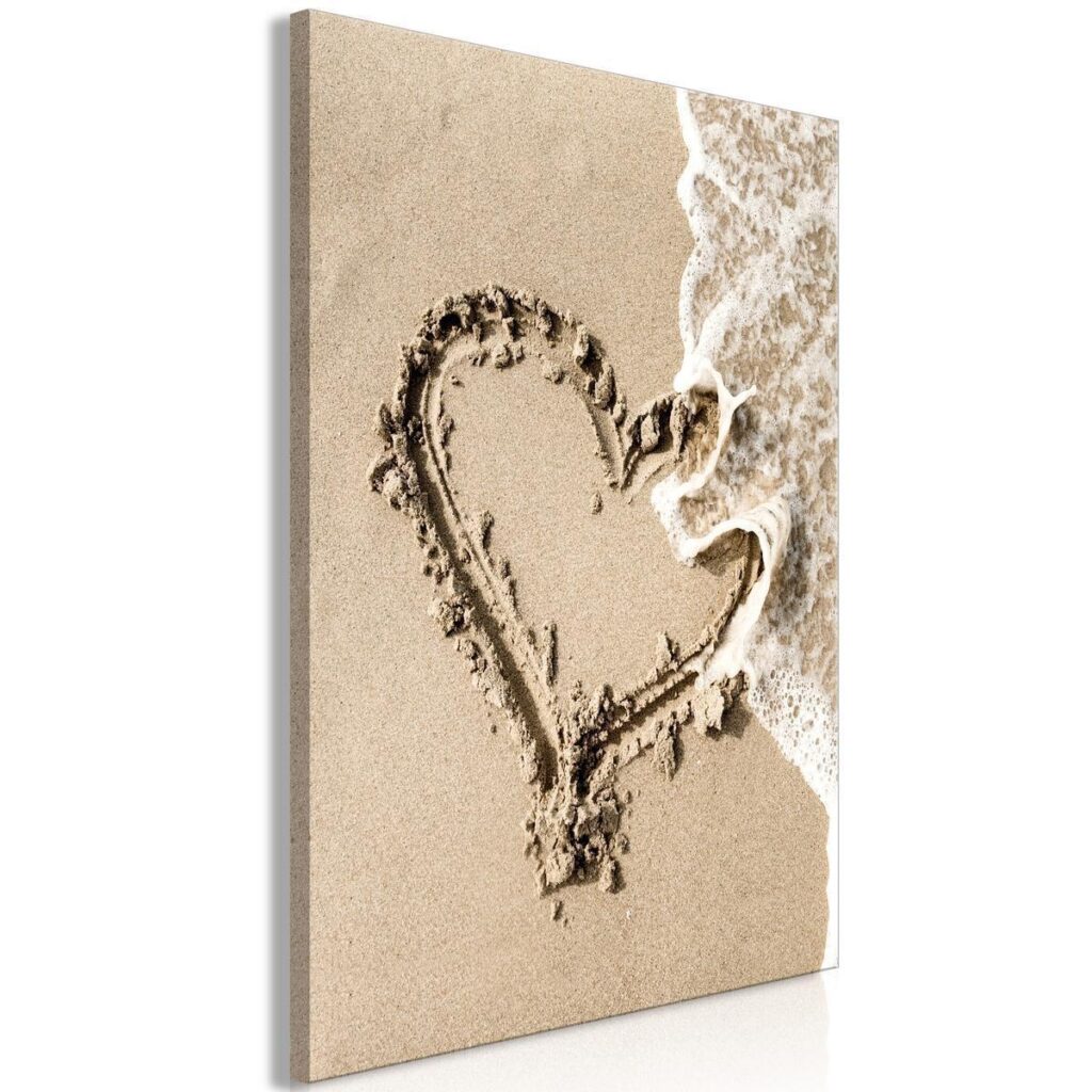 Schilderij - Wave of Love (1 Part) Vertical - Afbeelding 2