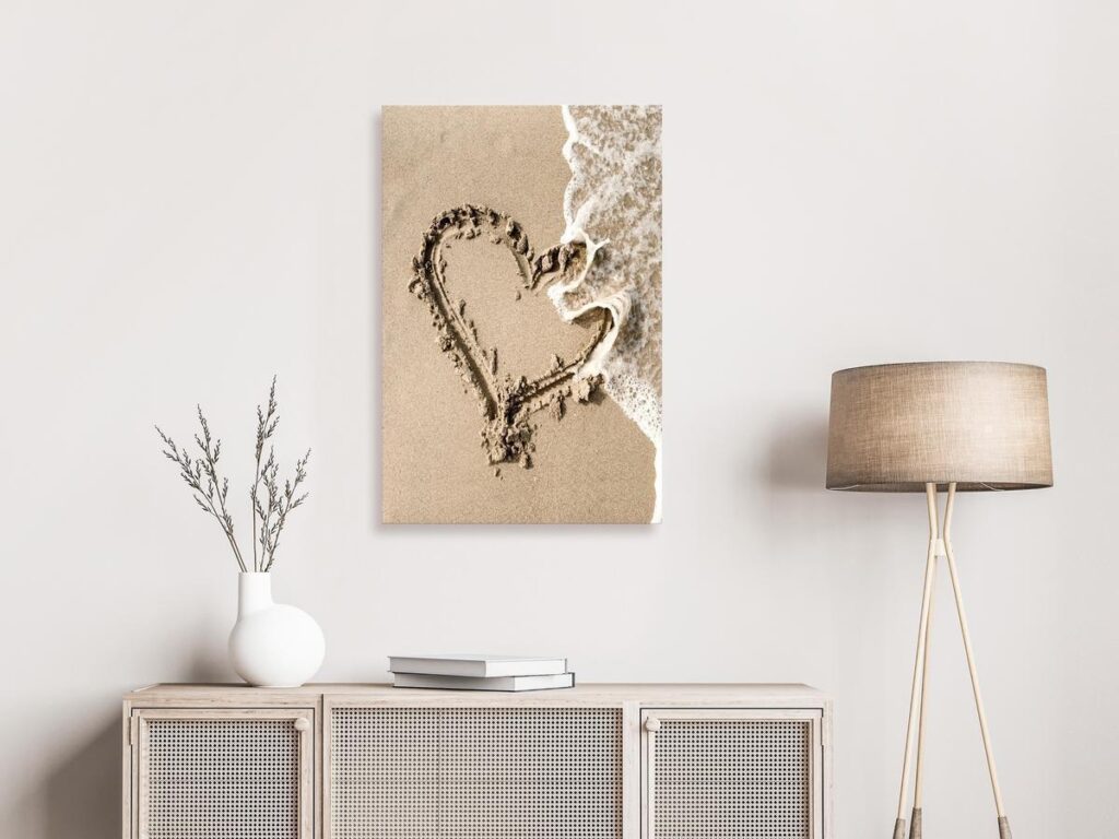 Schilderij - Wave of Love (1 Part) Vertical