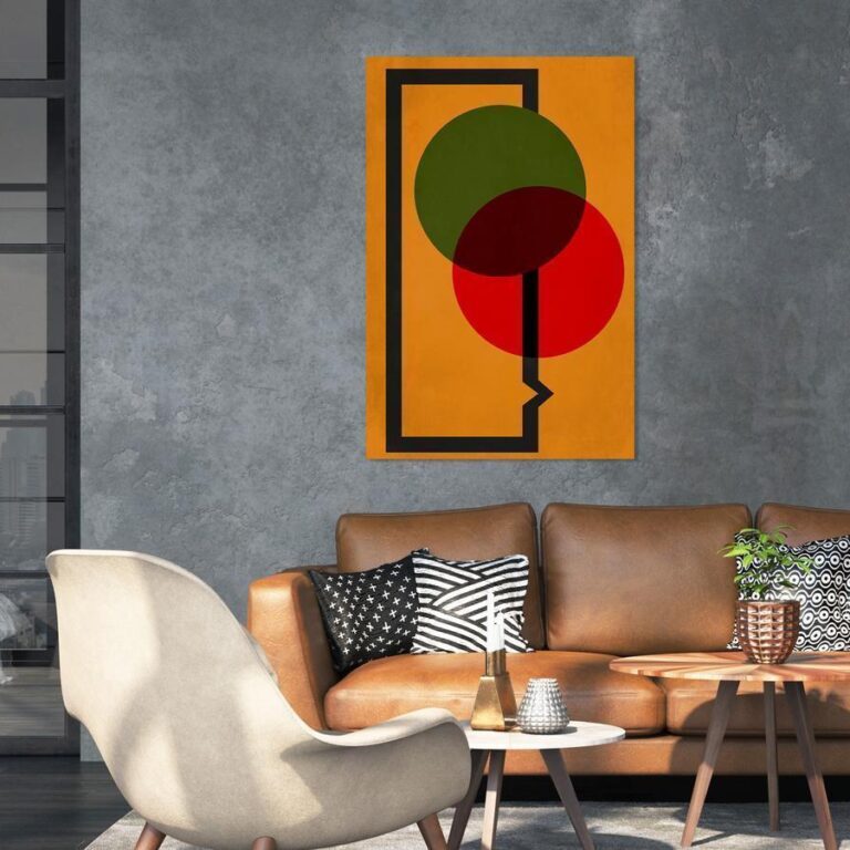 Schilderij - Wheel Composition (1 Part) Vertical