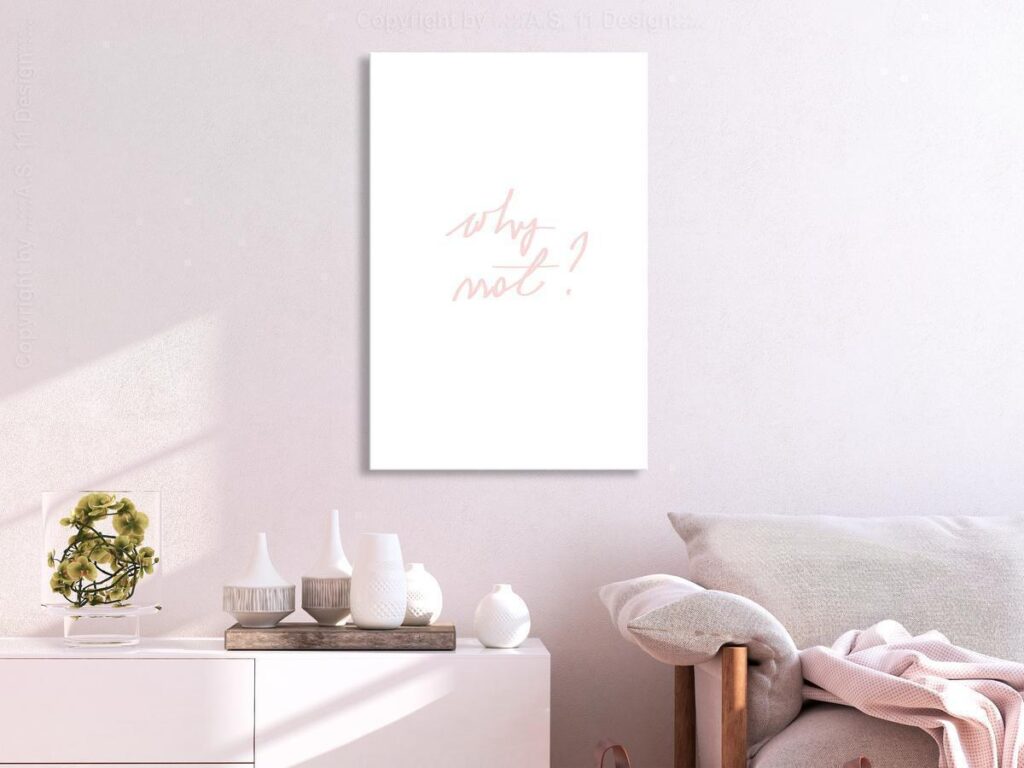 Schilderij - Why Not? (1 Part) Vertical