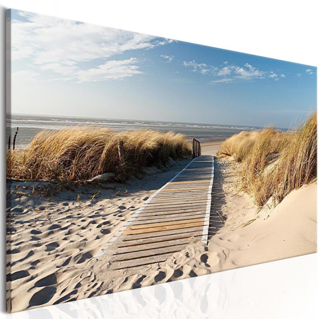 Schilderij - Wild Beach - Afbeelding 2