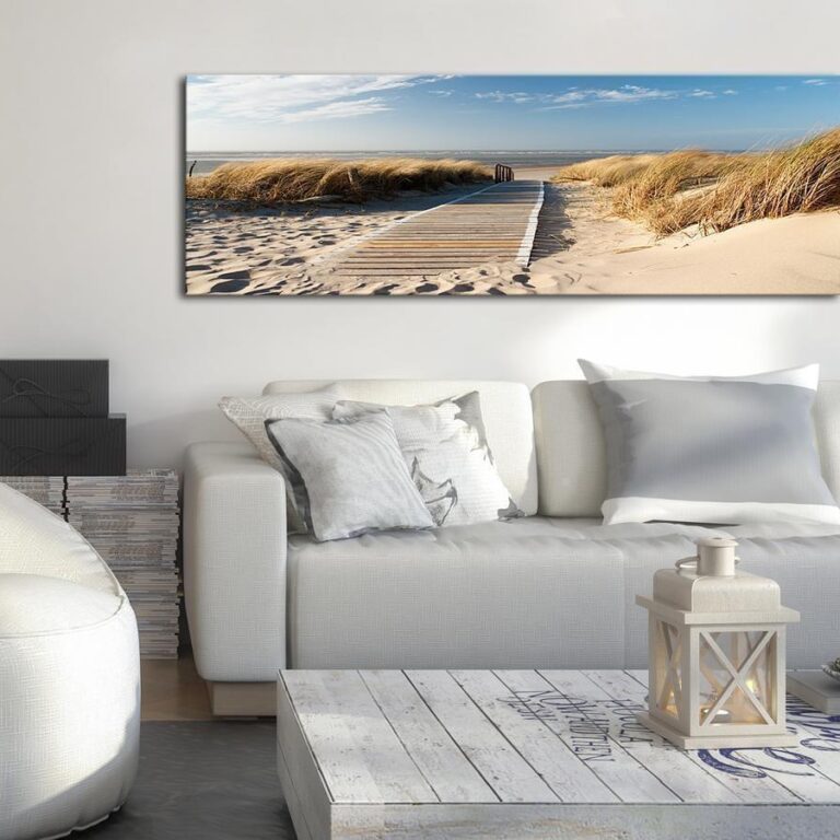 Schilderij - Wild Beach