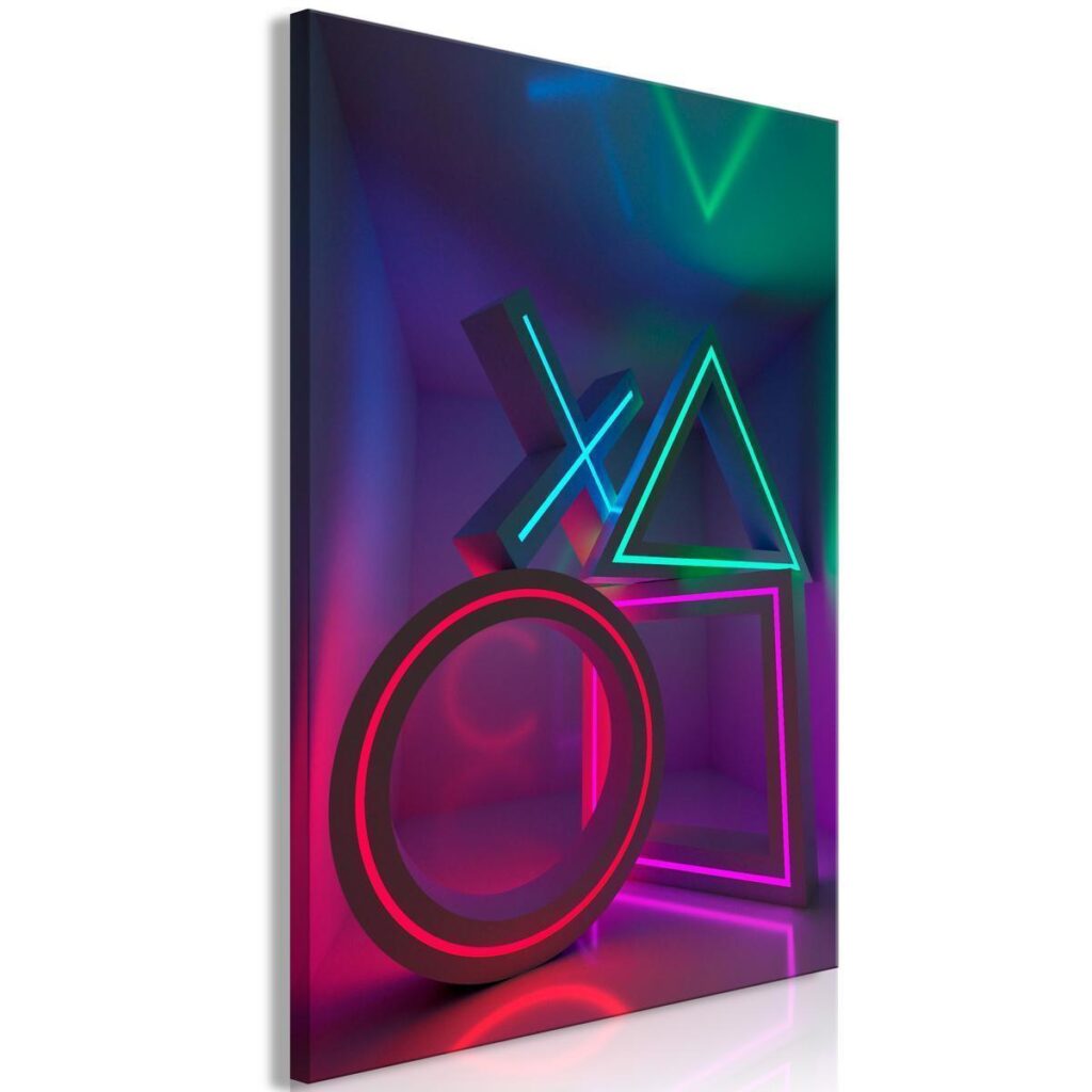 Schilderij - Win Zone (1 Part) Vertical - Afbeelding 2