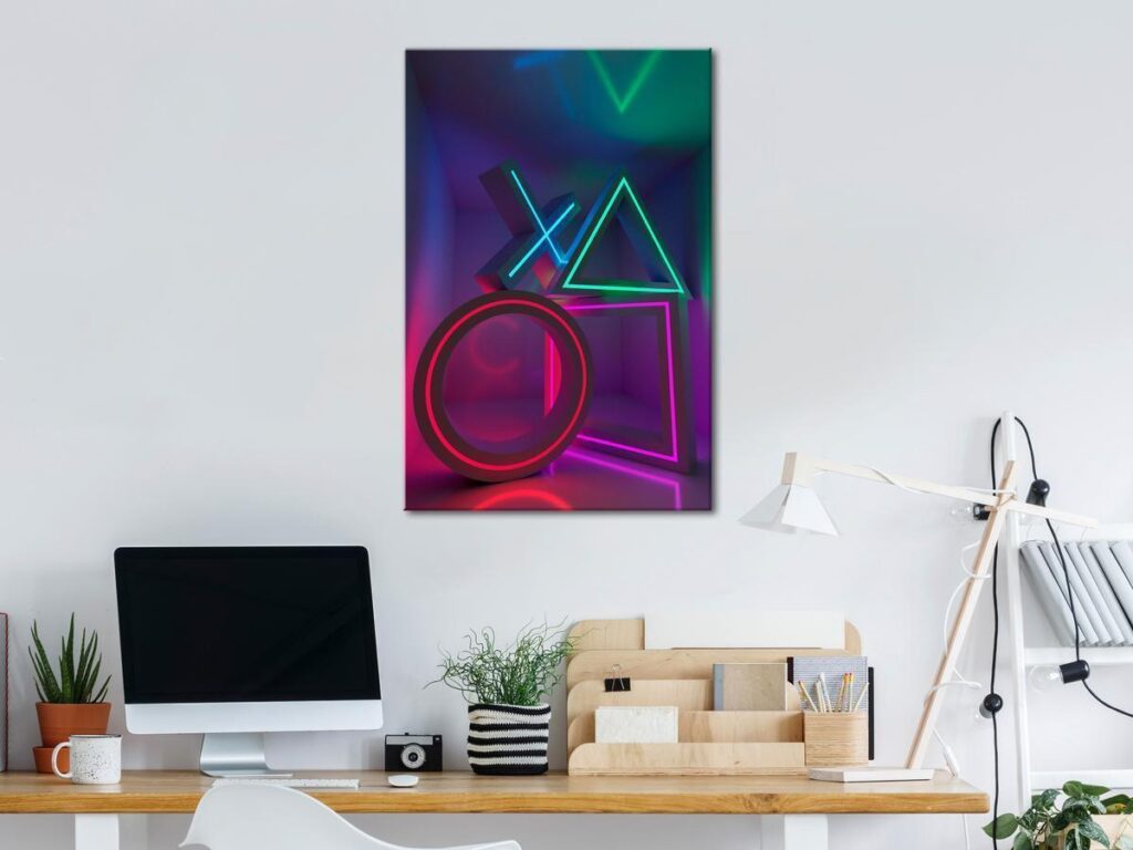 Schilderij - Win Zone (1 Part) Vertical