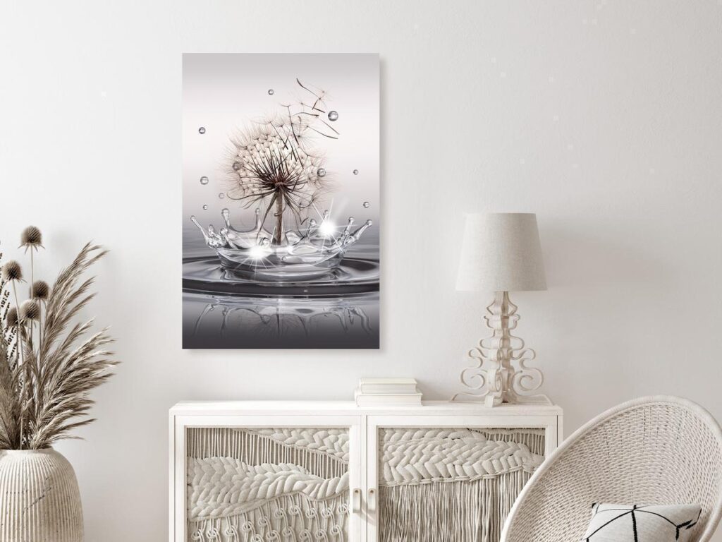 Schilderij - Wind Drops (1 Part) Vertical - Afbeelding 2