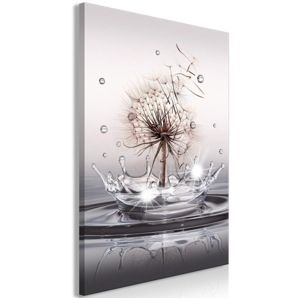 Schilderij - Wind Drops (1 Part) Vertical