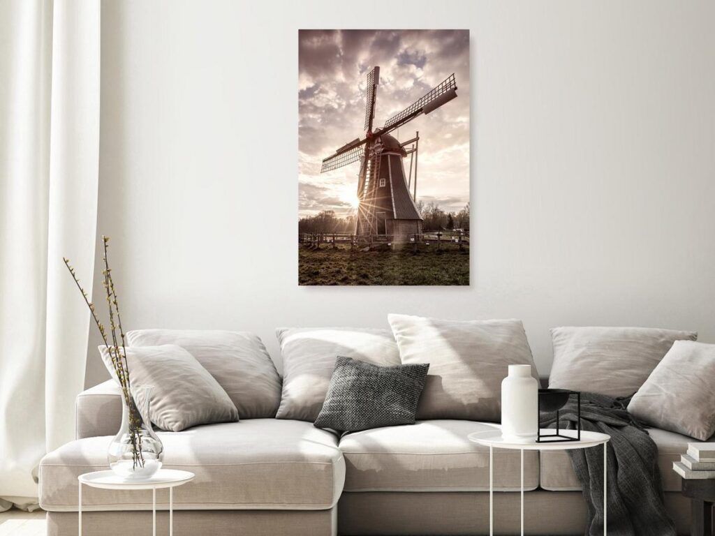 Schilderij - Wind of Memories (1 Part) Vertical