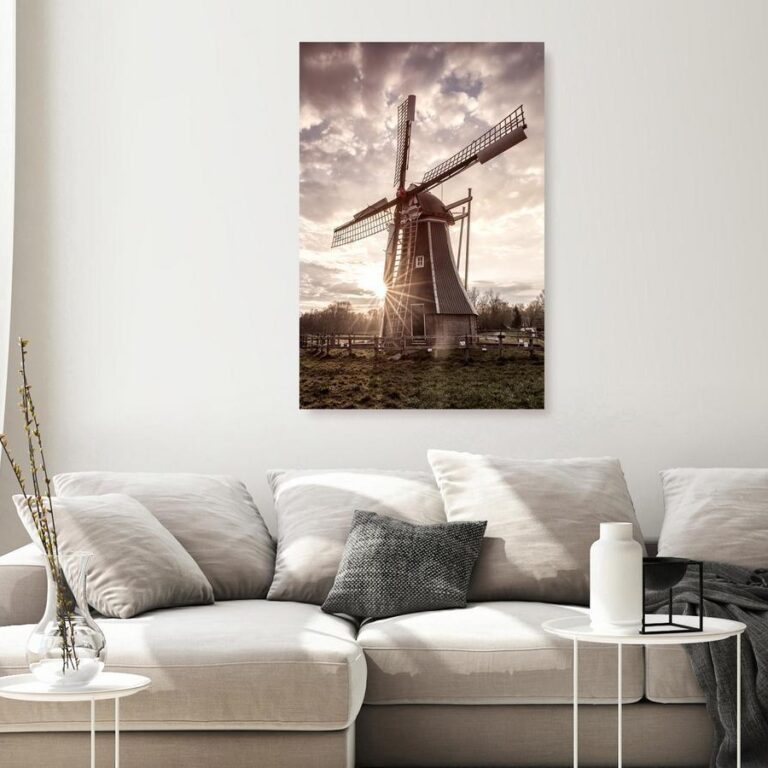 Schilderij - Wind of Memories (1 Part) Vertical