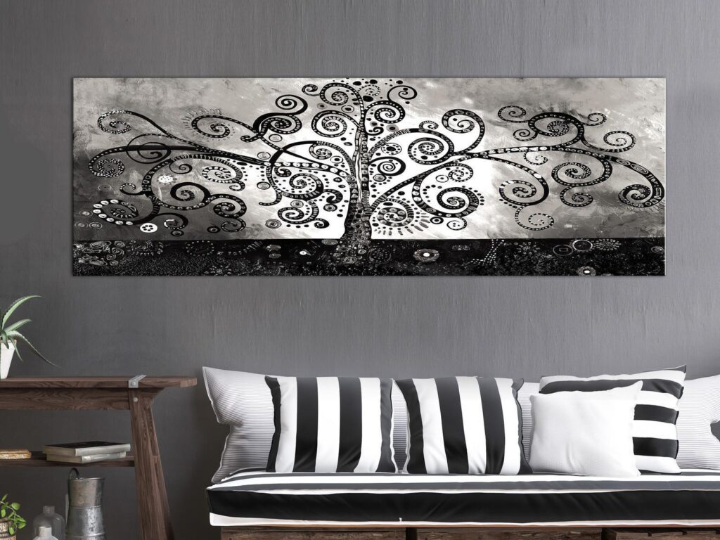 Schilderij - Winding Paths of Nature (1 Part) Narrow - Afbeelding 2