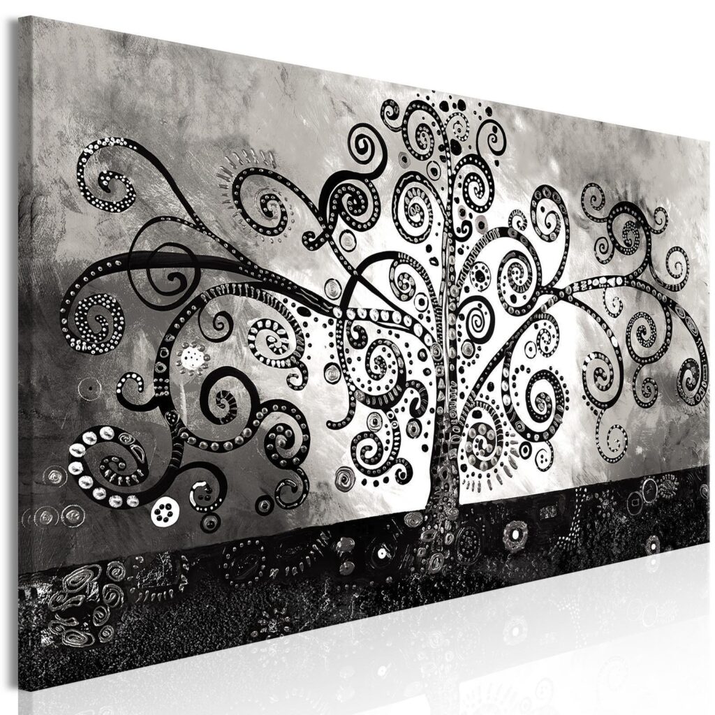 Schilderij - Winding Paths of Nature (1 Part) Narrow
