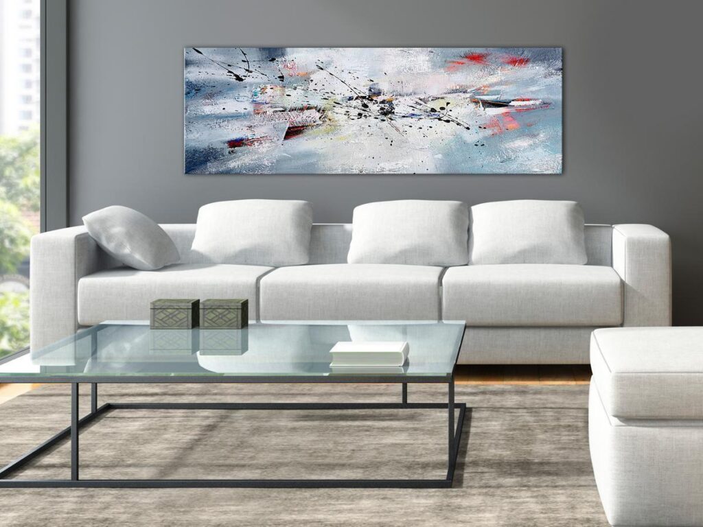 Schilderij - Winter (1 Part) Narrow