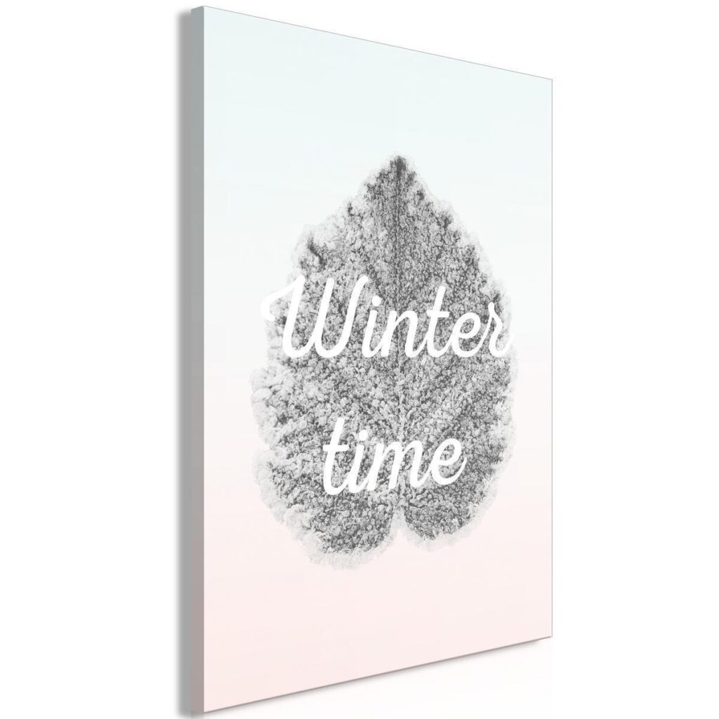 Schilderij - Winter Time (1 Part) Vertical - Afbeelding 2