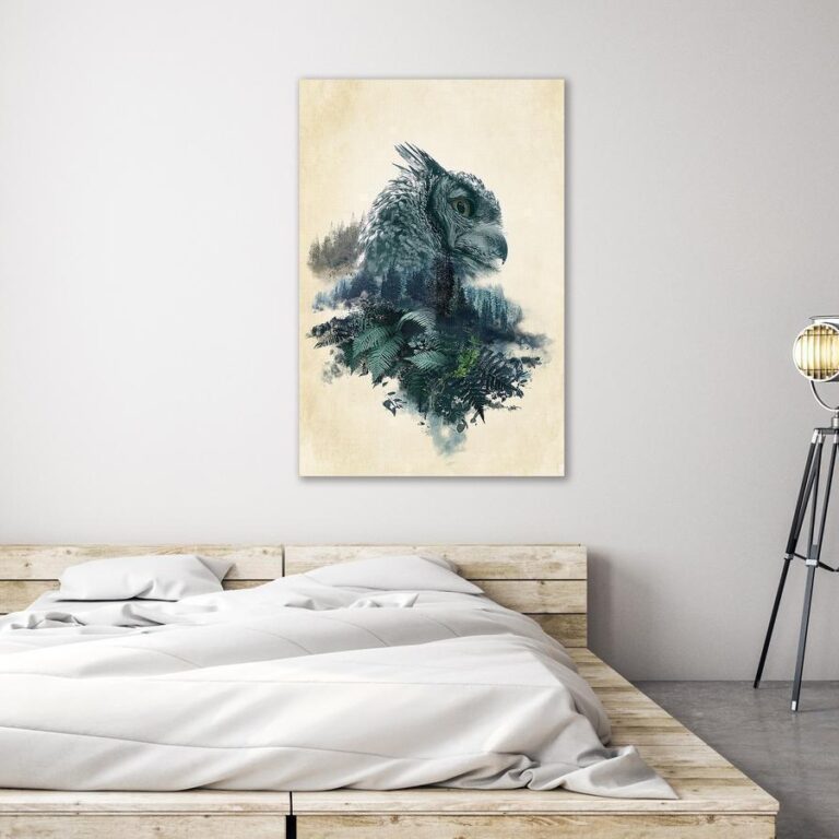 Schilderij - Wisdom of Nature (1 Part) Vertical