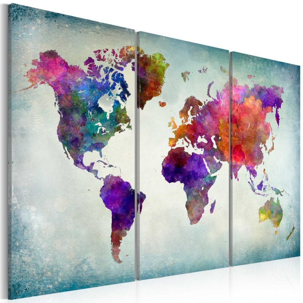 Schilderij - World in Colors - Afbeelding 2