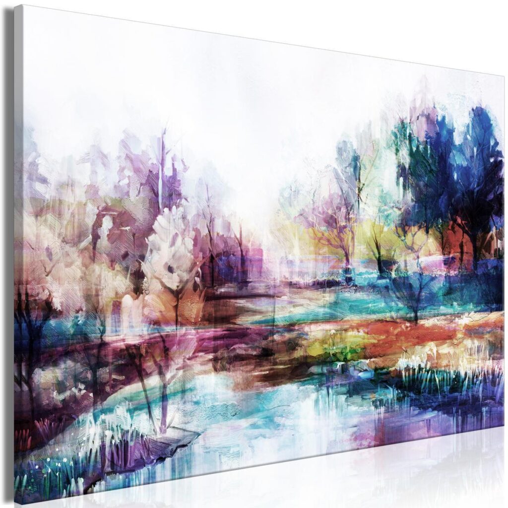 Schilderij - World in Paints (1 Part) Wide - Afbeelding 2