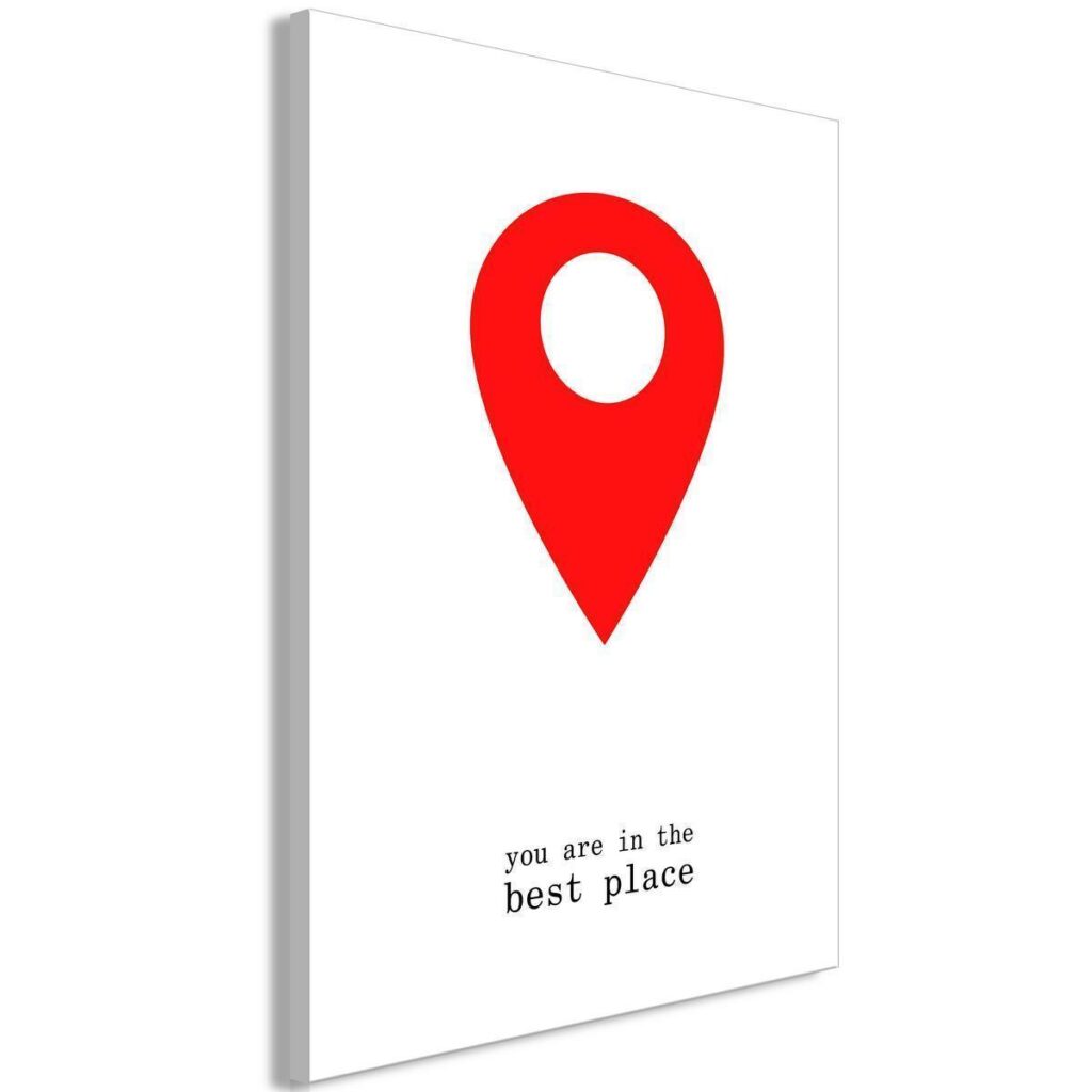 Schilderij - You Are in the Best Place (1 Part) Vertical - Afbeelding 2