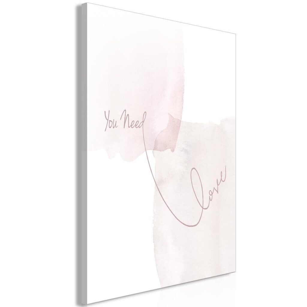 Schilderij - You Need Love (1 Part) Vertical - Afbeelding 2
