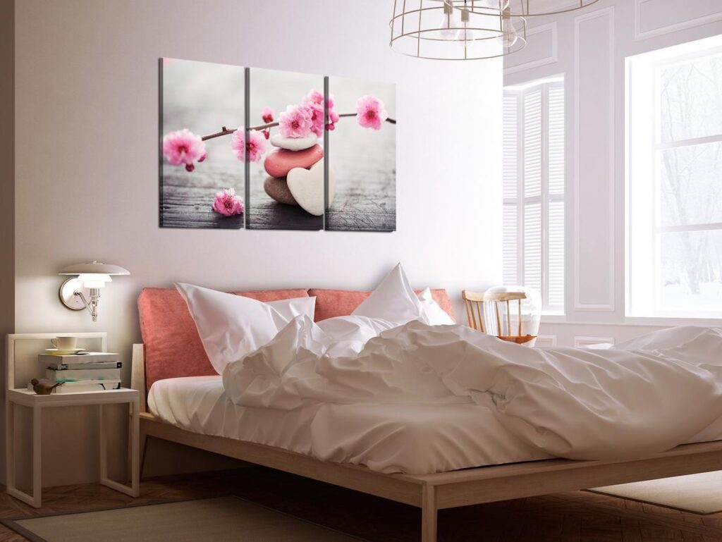 Schilderij - Zen: Cherry Blossoms II - Afbeelding 2