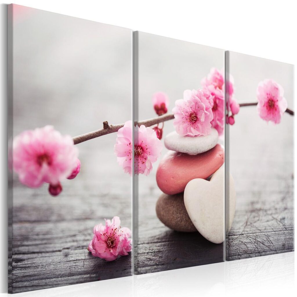 Schilderij - Zen: Cherry Blossoms II