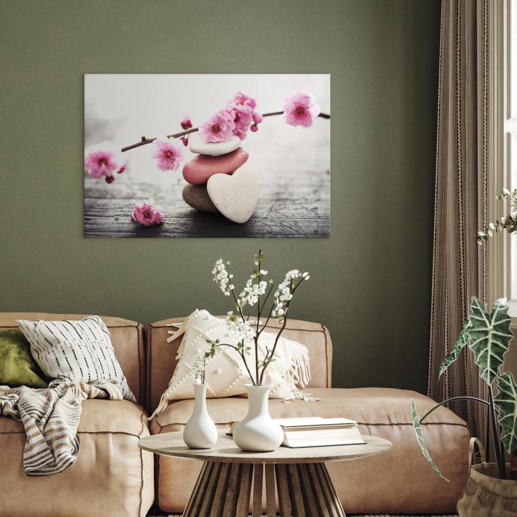 Schilderij - Zen: Cherry Blossoms IV - Afbeelding 4