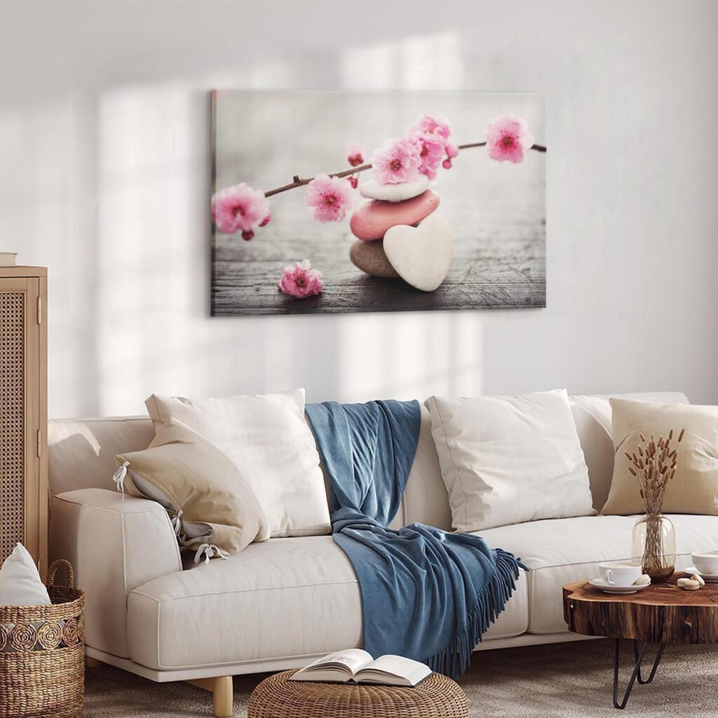 Schilderij - Zen: Cherry Blossoms IV - Afbeelding 5