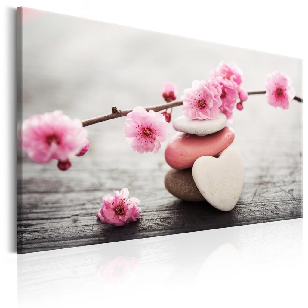Schilderij - Zen: Cherry Blossoms IV