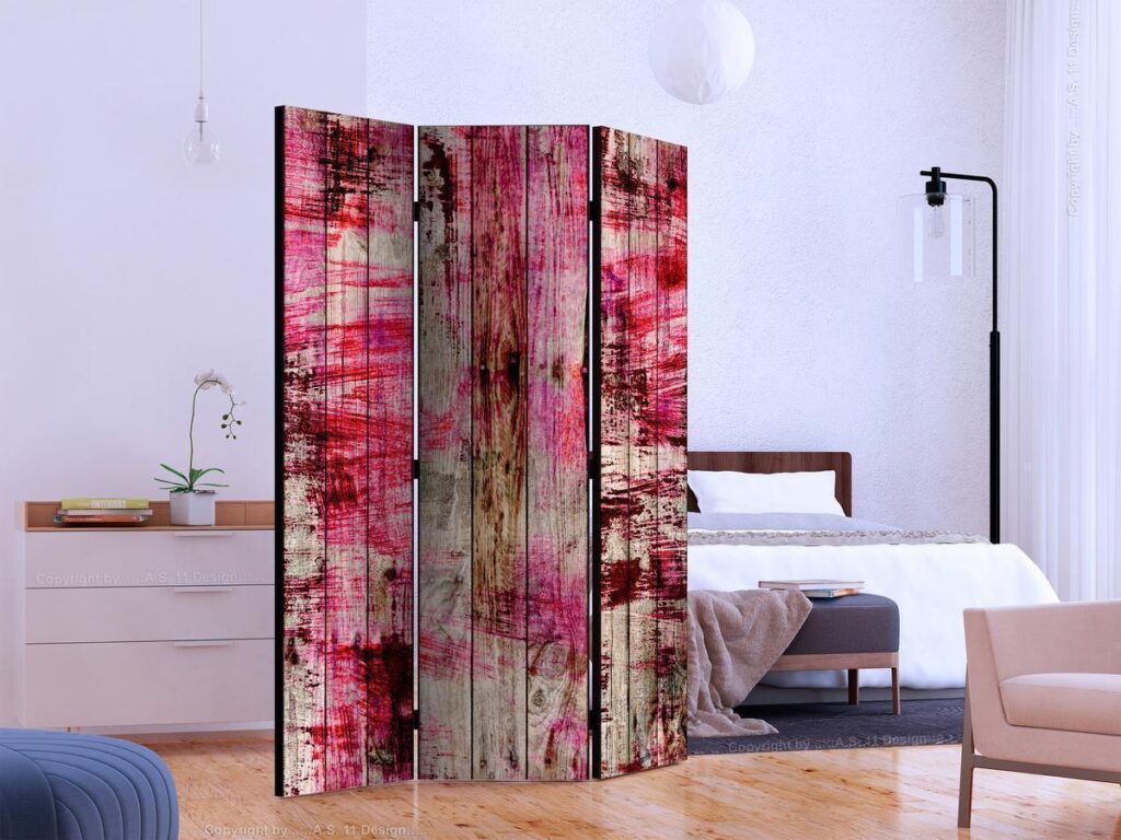 Vouwscherm - Abstract Wood